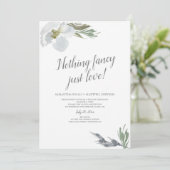 Invitation Rien de fantaisiste, juste des florales aquarelles (Debout devant)