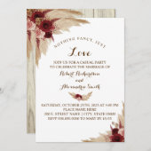 Invitation Rien de fantaisiste, juste l'amour de l'élopement  (Devant / Derrière)