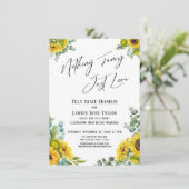 Invitation Rien de fantaisiste, juste l'amour Eucalyptus Tour (Debout devant)