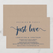 Invitation Rien de fantaisiste, juste l'amour, évasion amoure (Devant / Derrière)