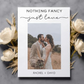 Invitation Rien de fantaisiste juste l'amour Nous nous sommes