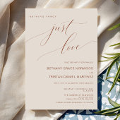 Invitation Rien de fantaisiste, juste un script de mariage en