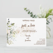 Invitation Rien de fantaisiste, simplement l'amour, évasion (Debout devant)