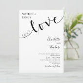 Invitation Rien de Fantasque Juste de l'Amour, Mariage, Scrip (Debout devant)