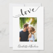 Invitation Rien de Fantasque Juste de l'Amour, Mariage, Scrip (Dos)