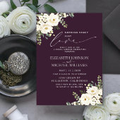 Invitation Rien de Fantasque Juste l'Amour Fleur Mariage Viol