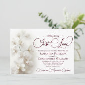 Invitation Rien de Fantastique, Juste Amour Orchidées Blanche (Debout devant)