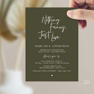 Invitation Rien de Fantastique Juste de l'Amour, Dîner de Réc
