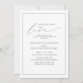 Invitation Rien de Fantastique Juste de l'Amour Eucalyptus Ma (Devant)