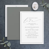 Invitation Rien de Fantastique Juste de l'Amour Eucalyptus Ma