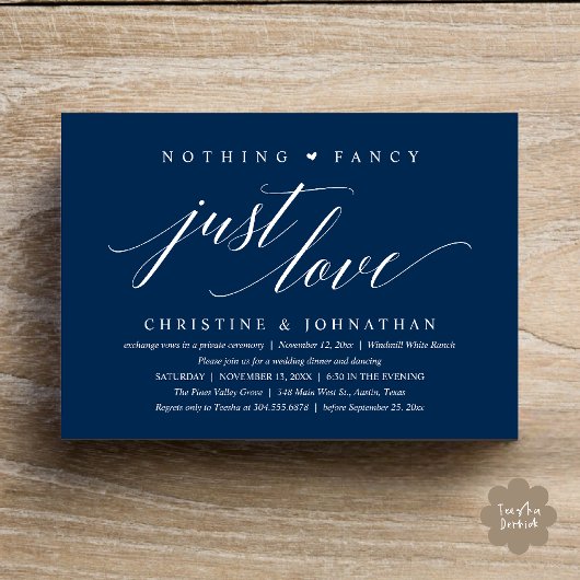 Invitation Rien de Fantastique, Juste de l'Amour, Réception d