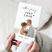 Invitation Rien de Fantastique Juste l'Amour Nous nous sommes