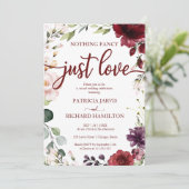 Invitation Rien de Fantastique Juste Mariage Amour Rustique C (Debout devant)