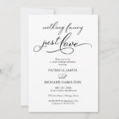 Invitation Rien de Fantastique Juste un Mariage Décontracté e (Devant)