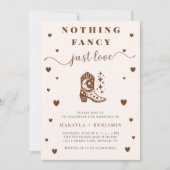 Invitation Rien de Fantastique Juste un Mariage Occidental Ru (Devant)