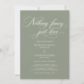 Invitation Rien de Fantastique Juste un Scénario de Mariage V (Devant)