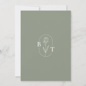 Invitation Rien de Fantastique Juste un Scénario de Mariage V (Dos)