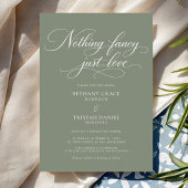 Invitation Rien de Fantastique Juste un Scénario de Mariage V