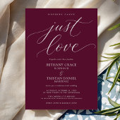 Invitation Rien de Fantastique Juste un Script de Mariage Bor
