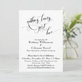 Invitation Rien de Fantastique, Simplement Élégant et Simple, (Debout devant)