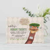 Invitation ringarde d'anniversaire de 30 crus (Debout devant)