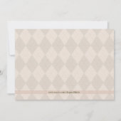 Invitation ringarde d'anniversaire de 30 crus (Dos)