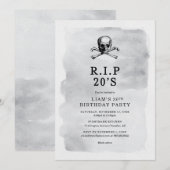 Invitation RIP 20 ans (Devant / Derrière)