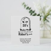 Invitation Rip 20's drôle 30e anniversaire (Debout devant)