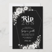 Invitation Rip 20s Mort à ma jeunesse 30e fête d'anniversaire (Devant)