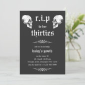 Invitation RIP 30 ans pour ses crânes gothiques de 40 ans (Debout devant)