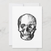 Invitation RIP 30s Années 1920 Funny Funeral Skull 40th Birth (Dos)