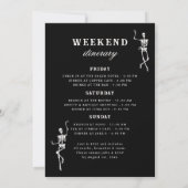 Invitation RIP à mon anniversaire de 20 ans pour le week-end (Dos)