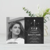 Invitation RIP Années 20 Funérailles Funny 30e Anniversaire P (Debout devant)