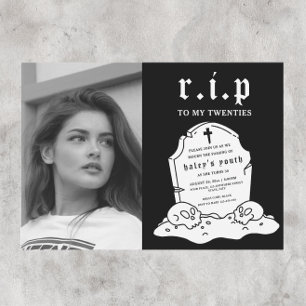 Invitation RIP Années 20 Funérailles Funny 30e Anniversaire P