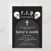 Invitation RIP Années 20 Funny Death Funeral 30th Birthday (Devant)