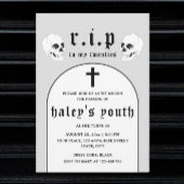 Invitation RIP Années 20 Funny Death Funeral 30th Birthday