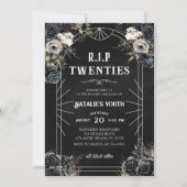 Invitation RIP Années 30e anniversaire Mort à ma jeunesse (Devant)