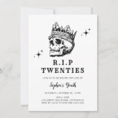 Invitation RIP Années Gothique Halloween 30e Anniversaire (Devant)