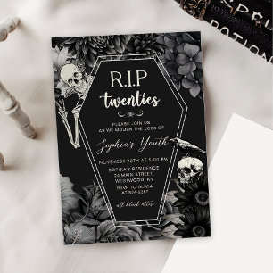 Invitation RIP Années Mort à ma jeunesse 30e anniversaire