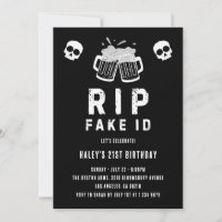 RIP Faux Permis de Conduire Blague Amusante de Boi