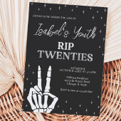 Invitation RIP Twenties Halloween Anniversaire