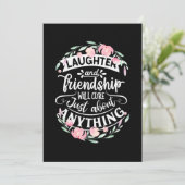 Invitation Rire Et Amitié (Debout devant)