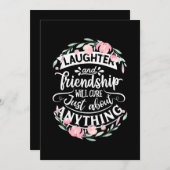 Invitation Rire Et Amitié (Devant / Derrière)