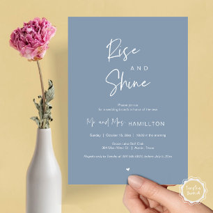 Invitation Rise and Shine, Post mariage Brunch