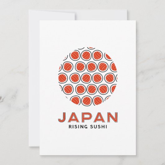 Invitation Rising Sushi (Devant)