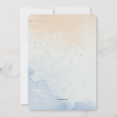 Invitation Rivage abstrait (Dos)