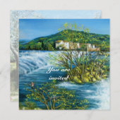 Invitation RIVIÈRE ARNO , PAYSAGE DE FLORENCE TOUSCAN Invitat (Devant / Derrière)