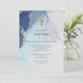 Invitation Rivières de l'eau vive Baptême chrétien orthodoxe (Debout devant)