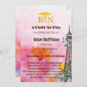 Invitation RN Floral Tour Eiffel (Devant / Derrière)