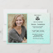 Invitation RN Graduation Party Photo Mint Green Parties scint (Devant)